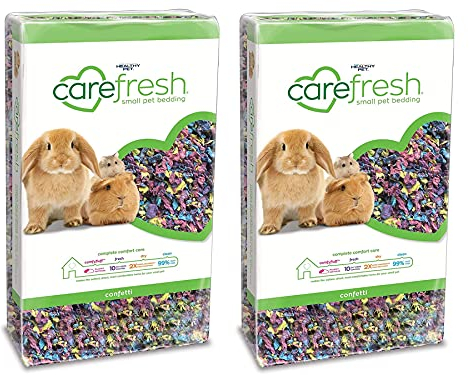 AB Tools 2 Stück Konfetti, 10 l, hochwertige Kleintierstreu, 99 % staubfrei