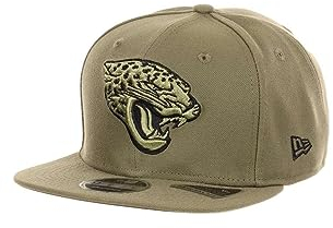 New Era Jacksonville Jaguars NFL New Olive 9Fifty Original Fit Snapback Cap - One-Size