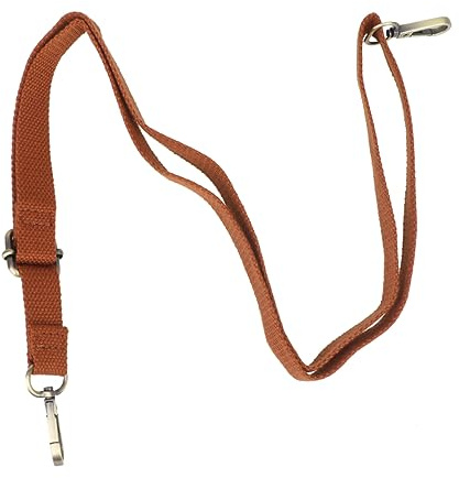 Healeved Bandoulière de Paquet Réglable 2cm pour Femme en Coton Artificiel Marron Confortable pour Paquet de Voyage