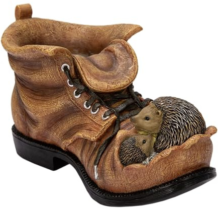 Hedgehog Boot Planter by Vivid Arts size D