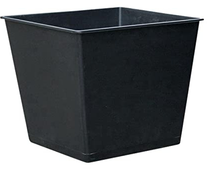 Dehner Universell planteringskruka, ca 30 x 30 x 29 cm, plast, svart