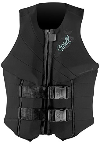 O'Neill Women's Siren USCG Life Vest, Black/Black/Black, 8