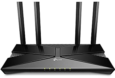 TP-Link Archer AX1500 Router WiFi 6 AX1500Mbps, WiFi Router,Gigabit Ethernet Ports, VPN Router Server, Easy Setup, Internet Booster Routers, WiFi Booster, WPA3 Cybersecurity, Gaming Xbox-PS4-Steam