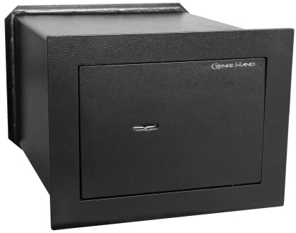 Genie Hand | Mechanical Wall Safe with Adjustable Depth Invisible Large Security Box with Key and Double Map Lock Money Safes
