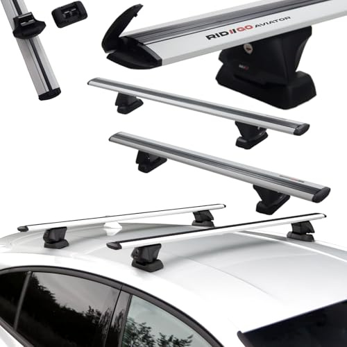 RIDIGO Dachträger für Mercedes B-Klasse W245 2005-2011 Fixpunkte (ohne Reling) Silber