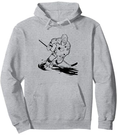 Eishockeyspieler Eissport Eishockeyfeld Pullover Hoodie
