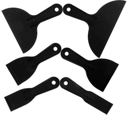 SHINEOFI 6 Pezzi Spatole per Applicazione da Parati Raschietto Flessibile per Film Auto Strumenti per Creativo Efficienza e Sicurezza nella Manutenzione Adesivi e Pellicole