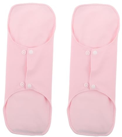 Abaodam Compresas Reutilizables Posparto 2 Piezas 22x28 Cm Ultradelgadas Absorbentes de Algodón Lavables para Incontinencia Femenina Cuidado Maternal Nocturno Ecológico