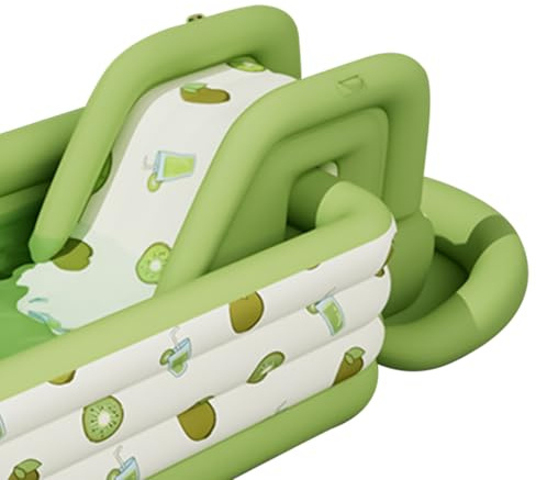 Tobogán Inflable Para Piscina - Tobogán Acuático De PVC De 71,26 Pulgadas, Juguete Para Exteriores Para Niños | Área De Juegos Acuáticos Reforzada, Accesorio De Natación Para Adultos, Vacaciones En La