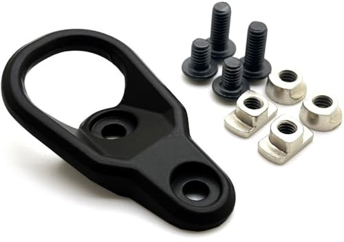 RALSPEC Universal MLOK KEYMOD Handguard Rifle Sling Attachment Point Fixed Base Mount Loop adapter Airsoft Gun Attachments Black