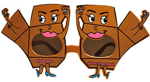 Unbekannt Riesige Sonnenbrille Club der alten Schachteln Brille Funbrille für Sie