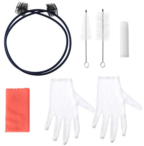 OTOTEC 6-teiliges Trompetenpflege-Werkzeug-Reinigungsset für Mundstücke, Tascheninstrumente, Reinigung von Musikinstrumenten, Wartungszubehör