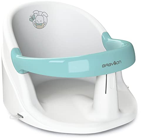 BABYLON Asiento Bañera Bebe Nemo - Hamaca y Silla Adaptador para Bañera - Blanc