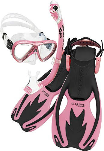 Cressi Ocean Junior Set, Black/Pink, S/M