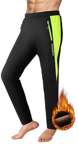 ROCKBROS Giacca/Pantaloni Ciclismo Antivento, Giacca ad Alta Visibilità Termico, Abbigliamento Caldo Invernale, Giacca/Pantaloni Sportivi, Adatto per Corsa, Ciclismo, Alpinismo, Escursionismo