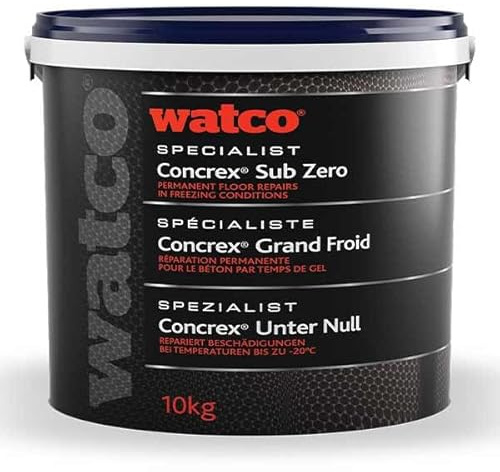 Concrex® Grand Froid, Mortier de réparation béton applicable jusqu'à -20°C, 10kg