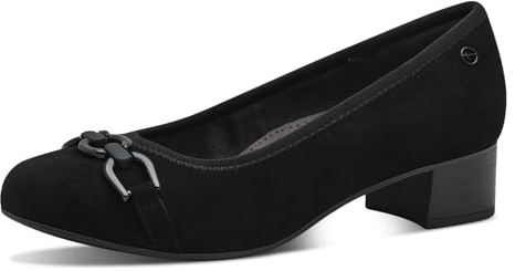 Tamaris 8-82301-44, Zapatos de Tacón Mujer, Negro Suede, 39 EU