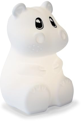 KIDYWOLF Nachtlicht mit Farbwechsel Nilpferd 15cm