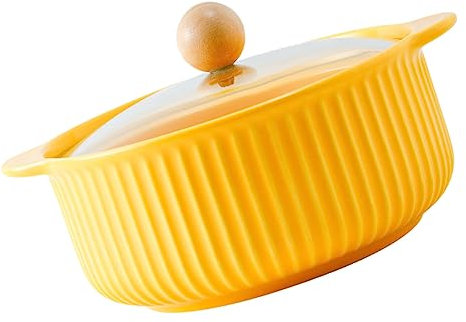 BEBEMOKO Tazón De Sopa De Cerámica Tapa Bowl Japonés Para Ramen Ensaladas y Comidas Para Uso Doméstico y Microondas Diseño Elegante y Duradero