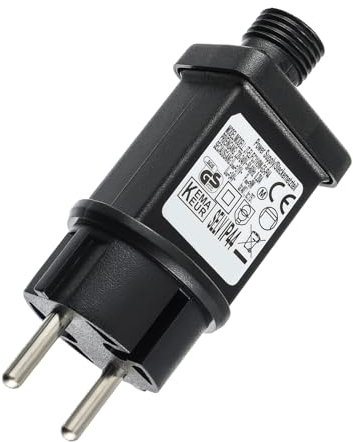 EPLZON 31V 9W Trafo Stecker Blinkendes Ausgang IP44 LED-Treiber mit Timer 8 Modelle für Weihnachtsbeleuchtung Blinklichter Lichterketten Eiszapfenlichter Netzlichter