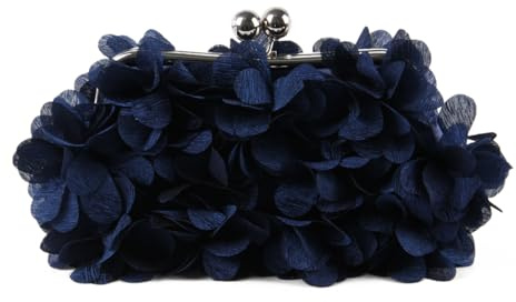 LHHMZ Bolso de hombro floral para mujer, bolso de mano floral pequeño con cadena desmontable para bodas, fiestas y bailes de graduación