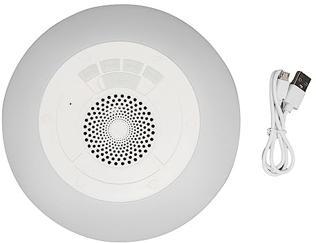 Marhynchus Bärbar -högtalare IPX7 Flyter med RGB Färgglada Lampor Inbyggda Mic 52mm Vibrerande Bas för Pool Badrum Dusch Badtunna