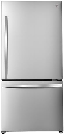 Kenmore 31 Bottom Freezer Refrigerator - Ice Maker, Adjustable Shelving, Crispers Drawers, LED Lighting, ENERGY STAR Certified, 22.3 cu. ft. Capacity, Fingerprint Resistant Stainless Steel