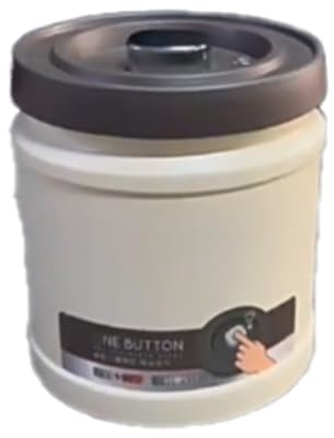 Hipzeepo Tanque Sellado Al Vacío para Granos de Café, 1600 Ml, de Acero Inoxidable, para Conservar la Frescura en la Cocina. Latas Herméticas.