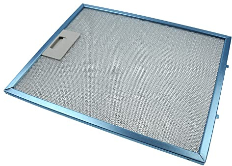 2 filtri antigrasso in metallo per cappa da cucina, 320 x 260 mm, filtri di ricambio in alluminio argentato con chiusura a rilascio a pollice (confezione da 2)