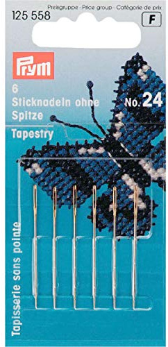 Prym Cross Stitch Tapestry Needles for Embroidery - per Pack of 6