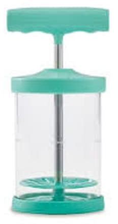 Pampered Chef Whipped Cream Maker - Handheld DIY Whipping Cream Dispenser | Non-Slip Silicone Grip Whipper Maker - #1461