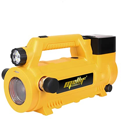 Mellif Cordless Transfer Pump - Portable Self-Priming Electric Utility Pump for Garden, Hot Tub, Tank, Pool, Ponds, Aquariums (Tool Only, No Battery)