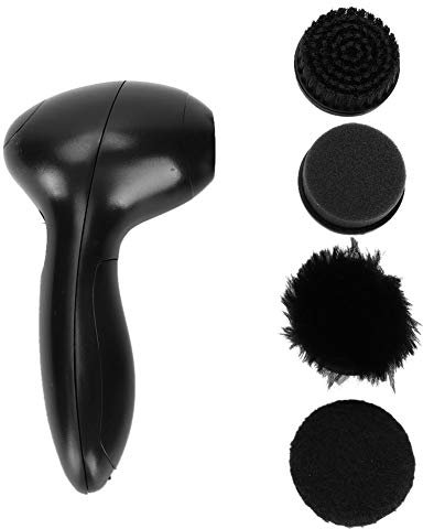 Electric Shoe Polisher,1 Portable Handheld Rechargeable Leather Shoe Brush Kit Leather Care Tool for Bags Car Seat Maintenance