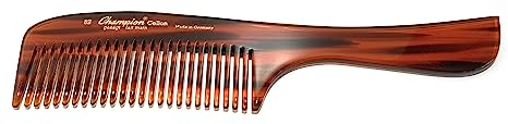 Champion by Hercules Sägemann Griffkamm Cellon 82 handgemacht ca. 20 cm gleichmäßige normale Zahnung Frisierkamm Kamm (Champion 82)