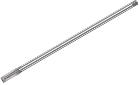 sourcing map Metrisches Gewindebohrer, M10 x 1,5 H2, 200 mm, extra lang, gerade, Nut, Gewindebohrer, Gewindebohrer, Reparaturwerkzeug