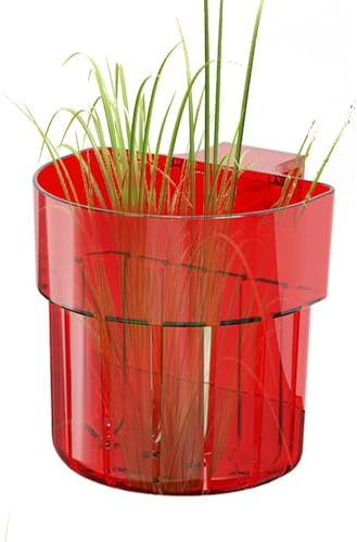 Cestino per piante acquatiche - tazza di fioriera per acquari montata a parete, supporto per l'acqua | Decorazione del serbatoio del pesce per coltivazione di piante acquatiche e miglioramento 'es