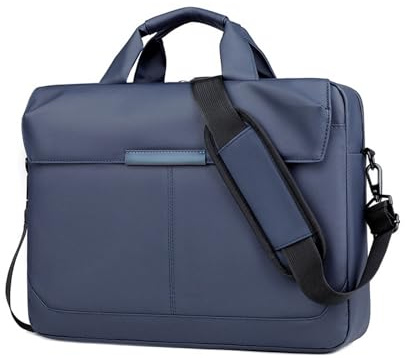 FANDARE Borsa a Tracolla 24 Ore Ventiquattrore Borse a spalla Business Zaino da giorno Sacchetto Borsetta per 12.9 pollice laptop Cartella Portadocumenti Business Crossbody Messenger Bag Blu