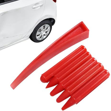 Riparazione ammaccature per auto, con cuneo, strumento per rimuovere ammaccature con cuneo per veicoli, strumento a cuneo curvo per berlina, SUV, camper, camion, ricambi auto, portiere, ruote e