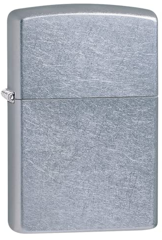 Zippo Windproof Lighter - Classic Street Chrome - Refillable - Reusable - Windproof Design - Gift Box - Made in USA