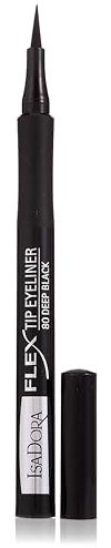 Isadora Flex 80 Deep Black Liquid Eyeliner 1,2 ml