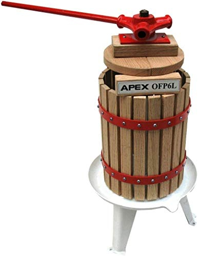 Presse-fruits avec 2 tissus de presse, pressoir pomme, presse-maïs, AWZ 6 l