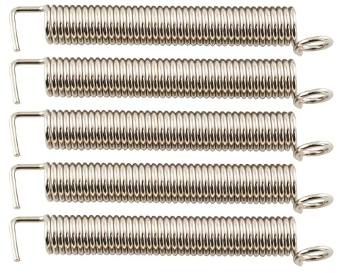 Wilkinson metall tremolo fjädrar för Fender Squier Strat ST elektrisk gitarr, nickel (5 st)