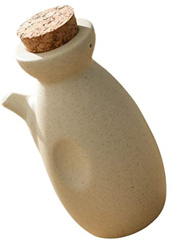 COLLBATH Dispensador de aceite de cerámica para cocina, contenedor de aceite de cocina, aromatizante para casa, dispensadores de botellas de aceite de oliva, tarro de almacenamiento de pimienta, tarro
