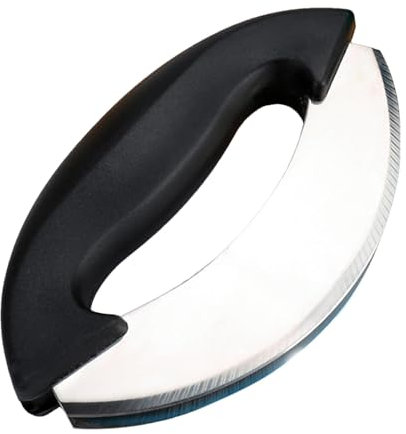 Hachoir à laitue – Outil hachoir à salade | Hachoir à laitue | Broyeur de laitue en acier inoxydable | Hachoir double à poignée antidérapante | Coupe-légumes double face pour légumes, fruits, pâte