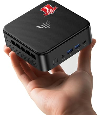 KAMRUI Mini PC, E3B 32GB RAM 512GB SSD Mini Gaming Computers AMD Ryzen 5 7430U Micro Desktop Computer (Max 4.3GHz,6C/12T, Beat 5650U), Small PC Support WiFi 6, BT5.2, Triple Display for Office Home