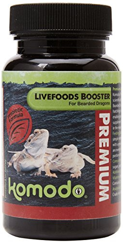 Komodo Premium Live Foods Booster for Bearded Dragons, 75 g (Packaging May Vary)