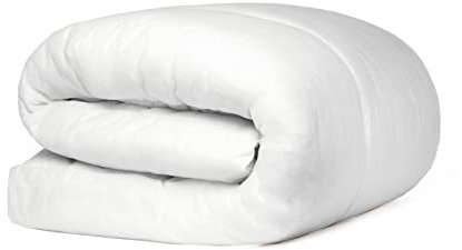 Brentfords Single Quilt 13.5 Tog, Winter Warm Duvet for Cold Nights Anti Allergy Bedding Hotel Quality Quilt Breathable Heavy Tog Single Duvet, Non Allergenic Fibre, White