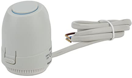 Fockety Electric Thermal Actuator, 2 Wires 230V 2W Thermostatic Actuator Zone Valve, IP54 Waterproof Manifold Actuating Valve for Hydronic Water Glycol Pex Radiant Floor Manifold