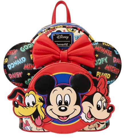 Loungefly Disney Mickey and Friends Classic Ear Holder Mini Backpack Combo