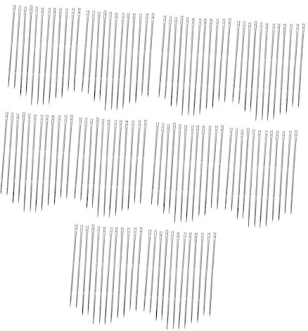 STOBOK 120pcs Invisible Thread Sewing Needles Hand Sewing Needles for Embroidery Professional Home Use
